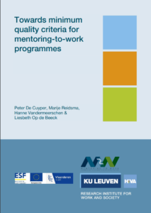 Towards minimum quality criteria for mentoring-to-work programmes